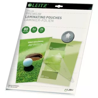 LEITZ Buzunare de plastifiere A4 cu tehnologie de rutare, 80 mic (25 buc.)