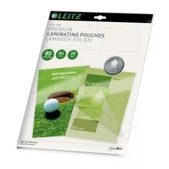 LEITZ Buzunare de plastifiere A4 cu tehnologie de rutare, 80 mic (25 buc.)