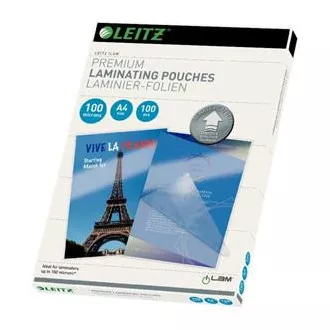 LEITZ Buzunare laminate A4 cu tehnologie de rutare, 100 microfoane (100 buc)