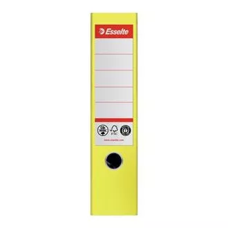 Dosar Esselte cu pârghie nr. 1 Co2 neutru, 75 mm, galben