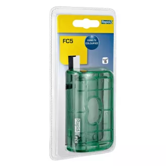 Mini perforator rapid Colour´Ice FC5, 10 coli, blister, verde gheață Mini perforator rapid Colour´Ice FC5, 10 coli, blister, verde gheață