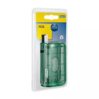 Mini perforator rapid Colour´Ice FC5, 10 coli, blister, verde gheață Mini perforator rapid Colour´Ice FC5, 10 coli, blister, verde gheață