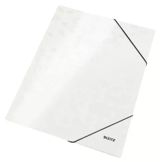 Dosare cu trei clapete LEITZ WOW, A4, alb perlat Dosare cu trei clapete LEITZ WOW, A4, alb perlat