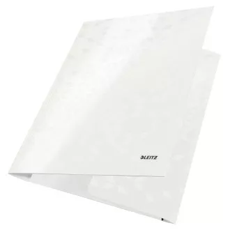 Dosare cu trei clapete LEITZ WOW, A4, alb perlat Dosare cu trei clapete LEITZ WOW, A4, alb perlat
