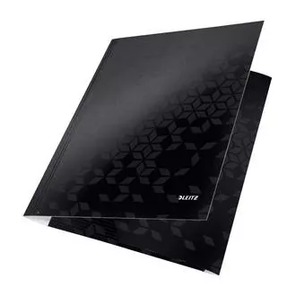 LEITZ WOW Foldere cu trei clape, A4, negru