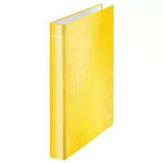 LEITZ Carnet cu inele WOW, A4 , 2DR/25mm, galben
