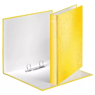 LEITZ Carnet cu inele WOW, A4 , 2DR/25mm, galben