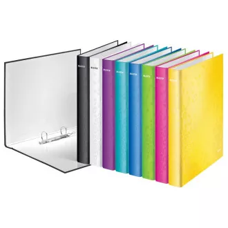 LEITZ Carnet cu inele WOW, A4 , 2DR/25mm, galben