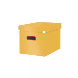 Cutie pătrată LEITZ Click&Store COSY, mărimea L (A4), galben cald