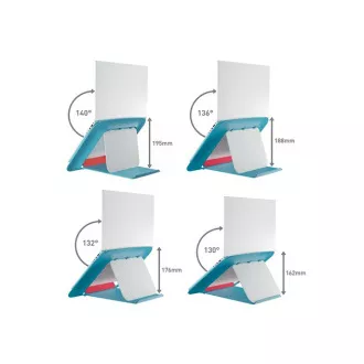 LEITZ Suport reglabil pentru laptop ERGO Cosy, albastru calm