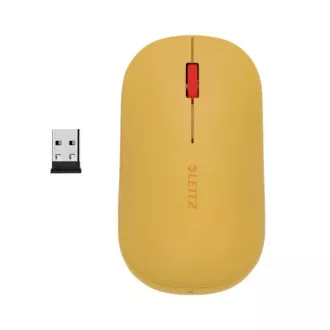 LEITZ Mouse fără fir pentru calculator COSY, galben cald