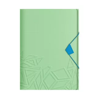 LEITZ UrbanChic PP cu trei clapete, A4, verde