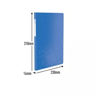 LEITZ Catalog Book UrbanChic, PP, A4, 20 de buzunare, albastru
