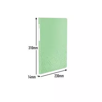 LEITZ Catalog Book UrbanChic, PP, A4, 20 de buzunare, verde