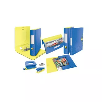 LEITZ UrbanChic mini set de capsatoare și perforatoare LEITZ UrbanChic, albastru