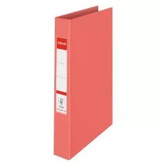 Esselte Îndosariere cu inele de plastic Colour´Breeze 2RR/25mm, coral
