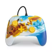 Controler cu fir îmbunătățit PowerA pentru Nintendo Switch - Pokemon: Pikachu Charge