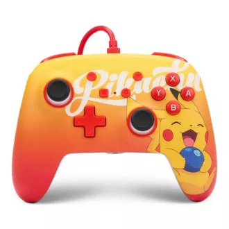 Controler cu fir îmbunătățit PowerA pentru Nintendo Switch - Oran Berry Pikachu Controler cu fir îmbunătățit PowerA pentru Nintendo Switch - Oran Berry Pikachu