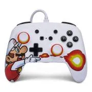 Controler cu fir îmbunătățit PowerA pentru Nintendo Switch - Fireball Mario