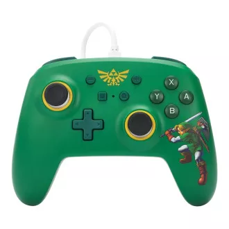 Controler cu fir PowerA pentru Nintendo Switch - Hyrule Defender