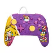 Controler cu fir îmbunătățit PowerA pentru Nintendo Switch - Princess Peach Battle