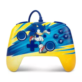 Controler cu fir PowerA Enhanced pentru Nintendo Switch - Sonic Boost Controler cu fir PowerA Enhanced pentru Nintendo Switch - Sonic Boost