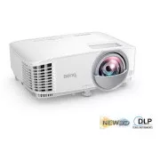 Proiector BenQ DLP MW826STH/1280x800 WXGA/3500 ANSI/0.49:1/20000:1/2xHDMI/3D/1x10W difuzoare/Short Throw