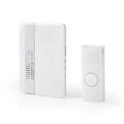 Nedis DOORB223CWT - Kit Sonerie Wireless | Alimentat de la rețea | 36 Melodii