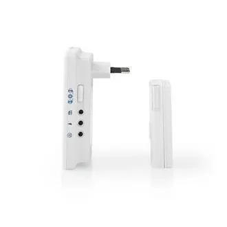 Nedis DOORB223CWT - Kit Sonerie Wireless | Alimentat de la rețea | 36 Melodii Nedis DOORB223CWT - Kit Sonerie Wireless | Alimentat de la rețea | 36 Melodii