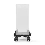 Nedis CSTD101BK - Stand pentru PC | Full Motion / latime reglabila | 14,5 - 24,2 cm | 20 kg | Plastic / Metal | Negru