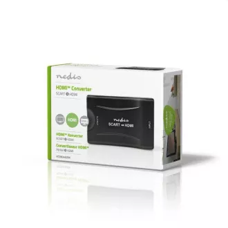 Nedis VCON3463BK - Convertor HDMI™ | Priză SCART | Ieșire HDMI™ | 1 sens | 1080p | 1,2 Gbps | ABS | Negru