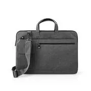 Nedis NBBG17150BK - Geantă pentru laptop | Curea de transport | 8 compartimente | 17-18"