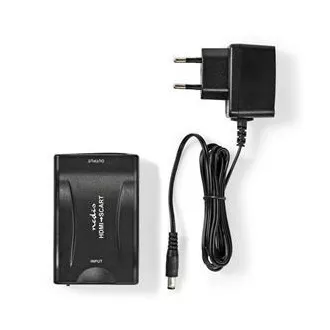 Nedis VCON3461BK - Convertor HDMI™ | Intrare HDMI™ | Priză SCART | 1 sens | 1080p | 1,2 Gbps | ABS | Negru