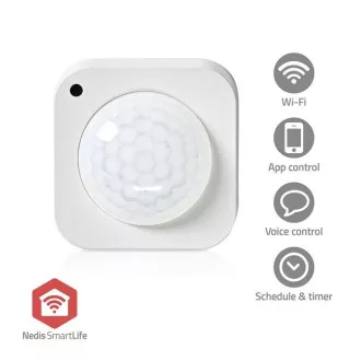 Nedis ZBSM20WT - Senzor de mișcare SmartLife| Zigbee 3.0 | Alimentat de baterie și USB | Raza detector: 7 m | Alb
