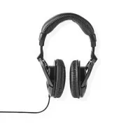 Nedis CHSTU210BK - Căști PC | Over-Ear | Stereo | USB Type-C™ / USB-A | Microfon pliabil | Negru