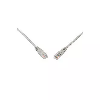 Solarix Cablu patch CAT5E UTP PVC 0,5m gri, rezistent la zgârieturi C5E-155GY-0,5MB