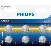 Baterie Philips CR2032P6/01B - 6 buc