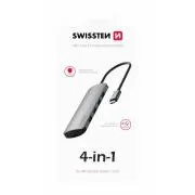 Hub USB-C SWISSTEN 4-ÎN-1 (4x USB 3.0) ALUMINIU