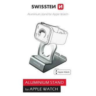 SUPORT DIN ALUMINIU SWISSTEN PENTRU iWATCH ARGINTIU SUPORT DIN ALUMINIU SWISSTEN PENTRU iWATCH ARGINTIU
