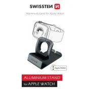 SUPORT DIN ALUMINIU SWISSTEN PENTRU iWATCH GRI