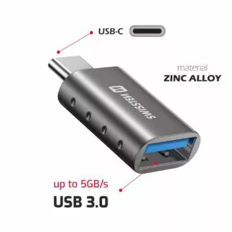 ADAPTATOR SWISSTEN OTG USB-C(M)/USB-A(F) ADAPTATOR SWISSTEN OTG USB-C(M)/USB-A(F)