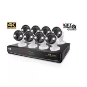 iGET HOMEGUARD HGNVK164908 - Sistem Ultra HD 4K cu sursă de alimentare PoE, NVR cu 16 canale   8 camere 4K HGNVK936CAM 8x HGNVK936CAM
