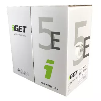 iGET Cablu de rețea iGET CAT5E UTP PVC Eca 305m/cutie