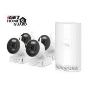iGET HOMEGUARD HGDVK83304 - Sistem de camere de supraveghere CCTV 3K DVR 8CH   4x cameră cu LED și sunet