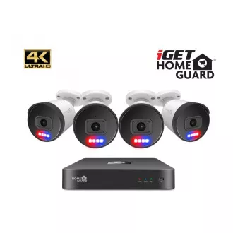 iGET HOMEGUARD HGNVK88504 - PoE 4K UltraHD NVR CCTV 8CH 4x cameră de supraveghere iGET HOMEGUARD HGNVK88504 - PoE 4K UltraHD NVR CCTV 8CH 4x cameră de supraveghere