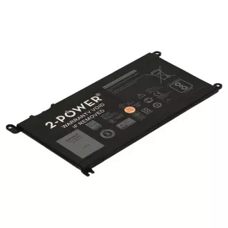 Baterie de schimb 2-Power pentru Dell 451-BBVN (WDX0R WDXOR) Baterie cu 3 celule 11.4V 3500mAh