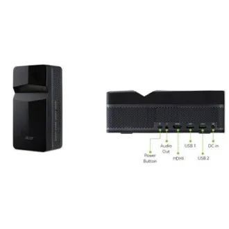 Acer PD1520Us UST Ecran LED DLP, FHD 1920x1080, SMART, WiFi, 500 ANSI, 10000:1, HDMI, 2xUSB 2.0, difuzor 2x3W, 0.73Kg