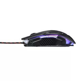 Acer NITRO GAMING MOUSE II - mouse optic de gaming, max. 7200 dpi (6 nivele - 800-7200), 7 tipuri de iluminare de fundal, 6 butoane