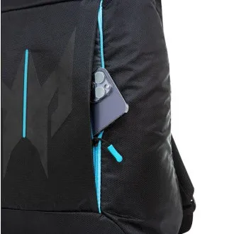 Rucsac Predator Urban 18" (PBG510); rucsac negru cu elemente albastre, material impermeabil și rezistent la abraziune, pentru 18", 27l, 0.6kg