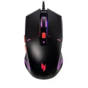 Mouse ACER NITRO NMW100 negru, până la 7200 DPI, cu fir, 6 butoane, ambalaj de vânzare cu amănuntul